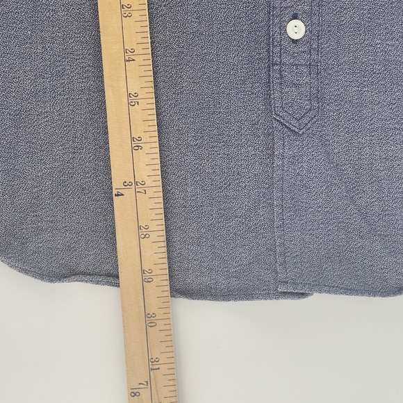 J. Crew Mens XL Button Down Long Sleeve‎ Casual Shirt blackish gray Textured - Picture 6 of 6